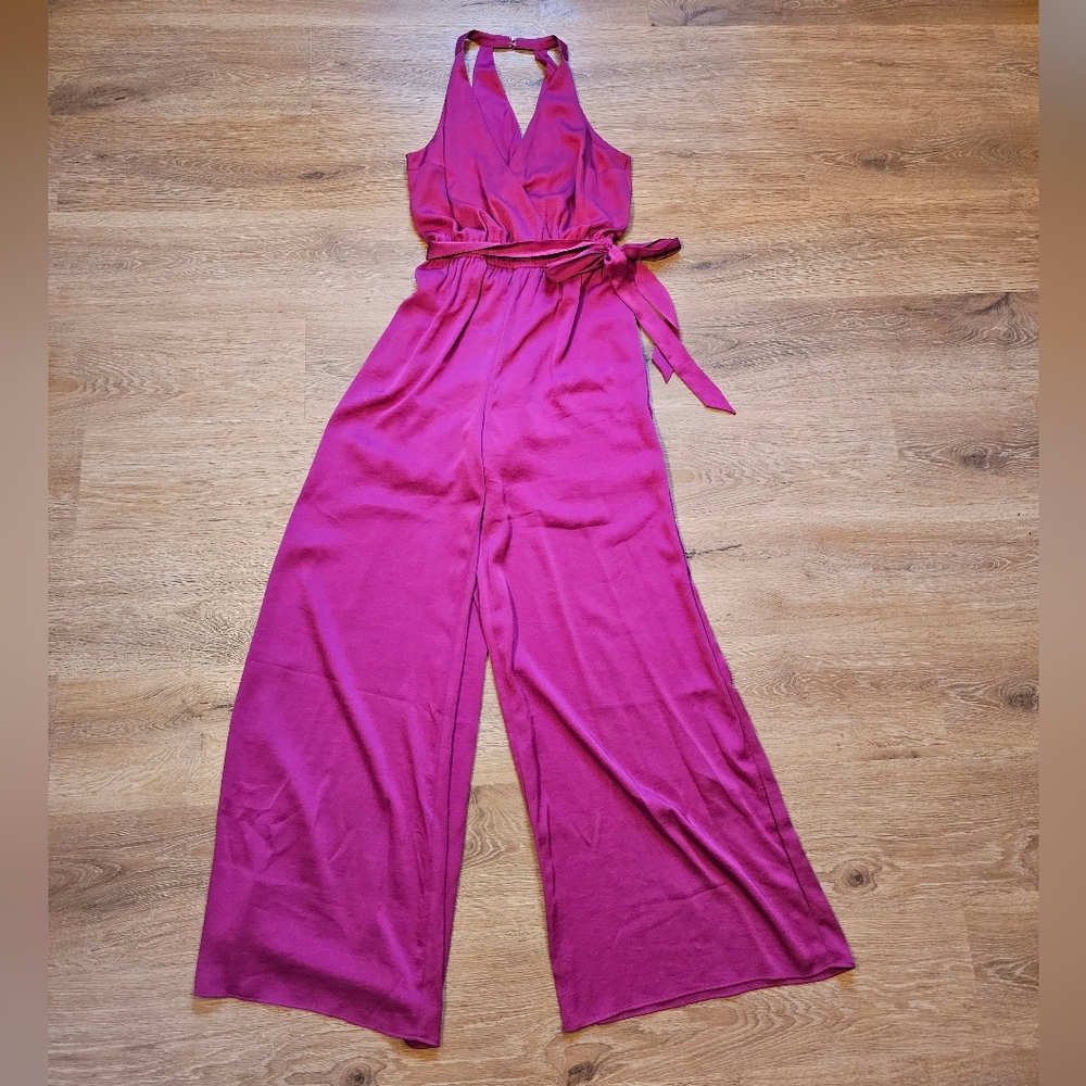 Express Fuchsia Jumpsuit